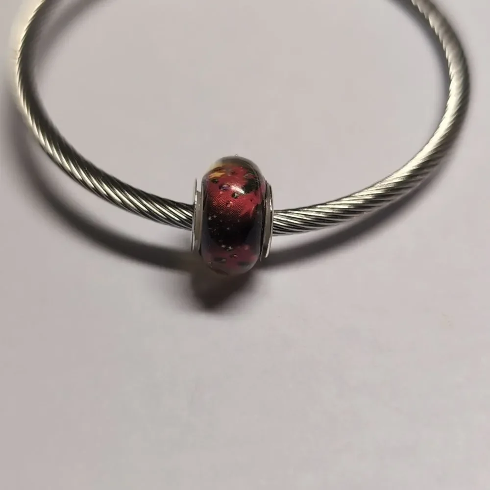 Silver Christmas Charm for Pandora Style‎ Bracelet